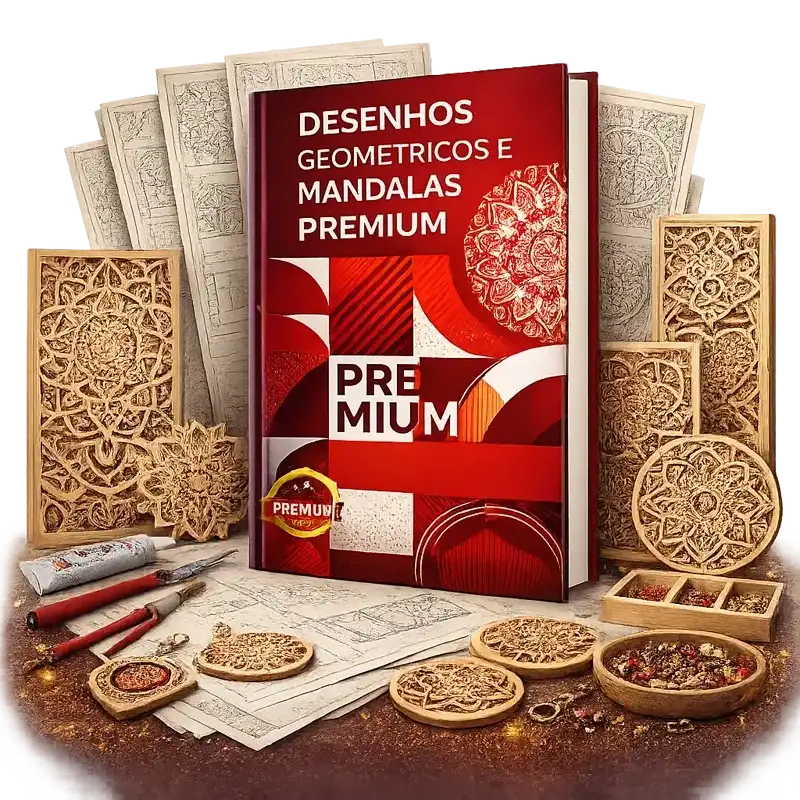 Desenhos Geométricos e Mandalas Premium